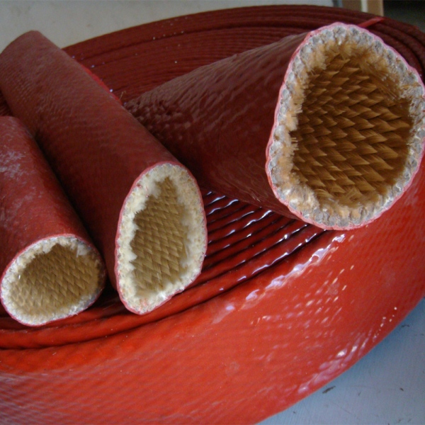 silicone fiberglass fire sleeve