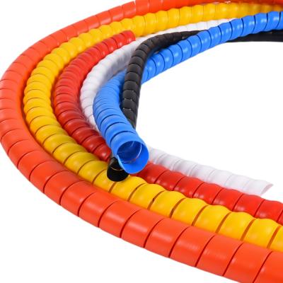PP Spiral Wrap Guard for hydraulic hose abrasion protection