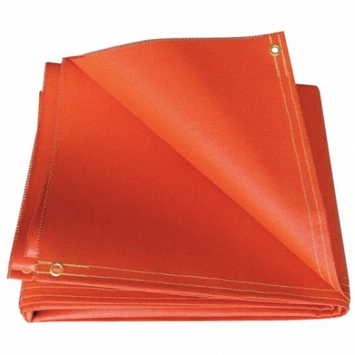 ¿Para qué se utiliza una manta de soldadura recubierta de silicona?