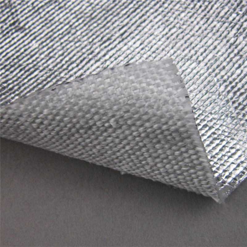papel de aluminio tela de fibra de vidrio