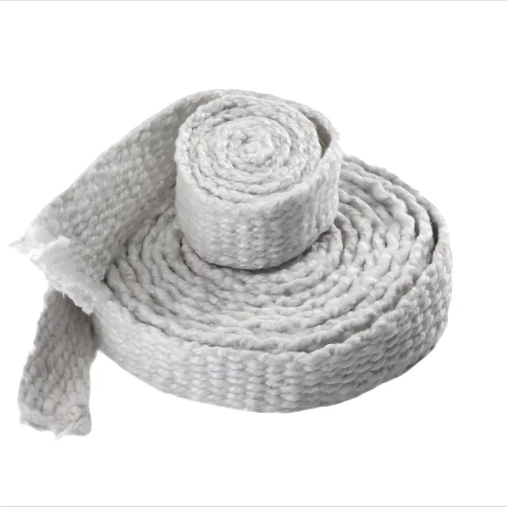 Refuerzo de cinta de fibra cerámica: fibra de vidrio vs. hilo de acero inoxidable